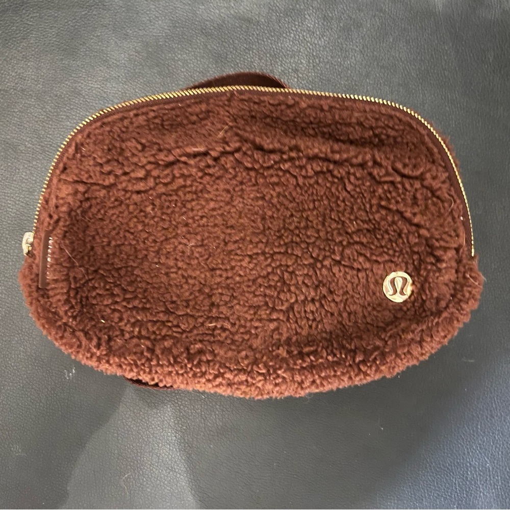 lululemon Brown Sherpa cross body bag